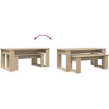  Set kavno mizico 2 pcs Sonoma hrast Konstruiran les, (5000120323) | Shoptok.si