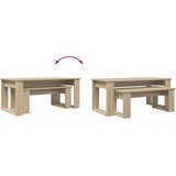  Set stolića za kavu 2 pcs Sonoma hrast Konstruirano drvo | shoptok.hr