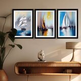 WALLXPERT Multikolorni dekorativni MDF okvir slika (3 komada) | Eponuda.com
