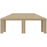Gazebo Pokrivač 6 x 3 m Bež Poliester 190 gsm | Eponuda.ba