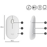 Logitech Miš Logitech M350 Pebble Bijeli | Eponuda.ba