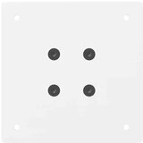  Noge za klubsko mizico 4 kosi bele 30 cm jeklo | Shoptok.si