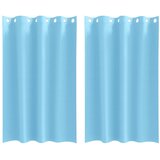  Zavjese za blackout s prstenovima 2 pcs Svijetloplava | shoptok.hr