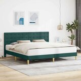  Okvir za krevet Tamnozelena 180 x 200 cm Tkanina - Tamnozelena 180 x 200 cm | shoptok.hr