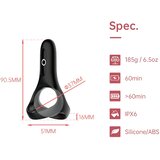 Magic Motion Rise Smart Wearable Cockring Black | shoptok.hr