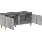  Klupa za hodnik s jastukom Sivi Sonoma 100 x 38 x 46 cm | shoptok.hr