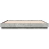  Posteljni okvir betonsko siv 180x200 cm inženirski les | Shoptok.si