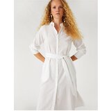 Koton Midi Shirt Dress Linen Blended | shoptok.hr