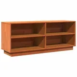 Omarica za obutev - Kopa za čevlje voščeno rjava 110x34x45 cm trdna borovina, (21776195)
