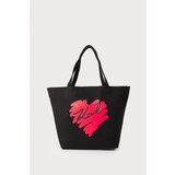 Karl Lagerfeld Torbe HEARTS REVERSIBLE SHOPPER Črna Cene