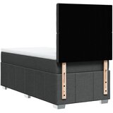  Krevet s oprugama i madracem tamnosivi 90 x 190 cm od tkanine | shoptok.hr