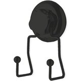 Compactor Dvojni stenski obešalnik Bestlock Black Cene