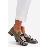 ARTIKER Lacquered Women's Loafers On A Block With Decoration | shoptok.hr