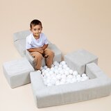 MeowBaby Roza igrala iz protjaka iz pene 100x35x40 cm Montessori - | Shoptok.si