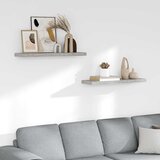  Plutajuće zidne police 2 kom boja betona 80 x 23,5 x 3,8 cm MDF | Eponuda.ba