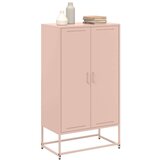 vidaXL Visoka omara roza 68,5x38,5x123,5 cm jeklo | Shoptok.si