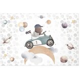  Plakat - Bear in a Race Car 90x60 Bez okvira | shoptok.hr