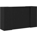  Recepcijski stol crni hrast 180x50x103 5 cm konstruiranog drva | shoptok.hr