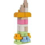 Kockice za slaganje za bebe u pastelnim bojama 30 elemenata | shoptok.hr