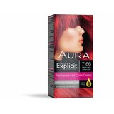 Aura boja za kosu explicit 7.66 vatreno crvena Cene