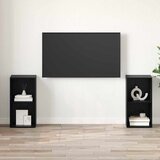  Set TV komoda Zidne 2 pcs Crni hrast 72 x 35 x 36,5 cm | shoptok.hr