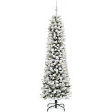  Umjetno božićno drvce Bijela 210 cm PVC i Metal i Plastika | shoptok.hr