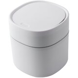 INF Mini Namizni Koš za Smeti z Poklopnim Pokrovom - Kompakten in Odporen na Vonjave White, (5000140331) Cene