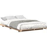  Krevet s daskama Smeđa 140 x 190 cm Masivna borovina | shoptok.hr
