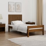vidaXL Stensko posteljno vzglavje medeno rjavo 95,5x3x60 cm borovina Cene