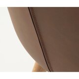 Unique Furniture Konjak smeđa blagovaonska stolica od umjetne kože Teslin – | shoptok.hr