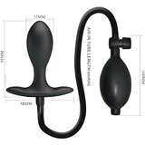 Pretty Love Inflatable Anal Plug Black | shoptok.hr