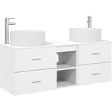  Set namještaja za kupaonicu 3 kom. Bijela 49,5 x 44,5 x 65,5 cm | shoptok.hr