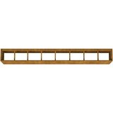 vidaXL Vrtna visoka greda 360x40x80 cm corten jeklo | Shoptok.si