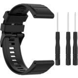 INF Pašček za uro Garmin Fenix 7/6/5 Black, (21235531) | Shoptok.si