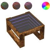  Stolić s beskonačnim LED svjetlima boja hrasta 50x53x30 cm | Eponuda.com