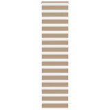 vidaXL Zebra zavesa peščeno rjava 55x230 cm širina blaga 50,9 cm poliester, (5000297889) | Shoptok.si