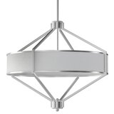 Open Design OR85822 - Luster na šipci ZUNDO 4xE27/15W/230V mat hrom/bela | Eponuda.com