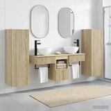  Set namještaja za kupaonicu 5 kom. Hrast sonoma | shoptok.hr