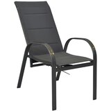 Gardenson Vrtni Stol Amalfi, 2 Kos, Antracit | Shoptok.si