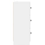  Predalna omara Bela visok sijaj 33 x 34,5 x 87 cm, (5000232573) | Shoptok.si