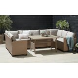 Lounge garnitura Ulenest 9 osoba sa prostorom za odlaganje natur | Eponuda.com