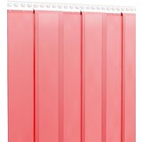  Zavjesa za vrata crvena 200 mm x 1,6 mm 50 m PVC | shoptok.hr