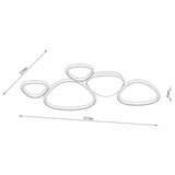  solea 21 plafonska svetiljka 48W 3000/4000/6000K bela | ePonuda.com