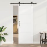  Klizna vrata Bijela 83 x 232 cm Masivna borovina | shoptok.hr