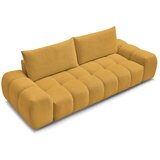 Bobochic Paris Gorčično rumena sedežna garnitura iz šenilje 278 cm Everest – | Shoptok.si