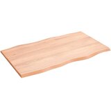Stolna ploča svjetlosmeđa 100x60x2 cm od obrađene hrastovine | shoptok.hr