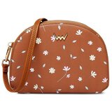 Vuch Mini crossbody torba Caira Maedow Brown, cvjetni uzorak | shoptok.hr