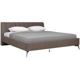 P & B OBLAZINJENA POSTELJA x , tekstil, leseni material rjava | Shoptok.si