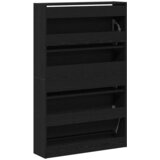  Ormar za cipele Crni hrast 80 x 21 x 125,5 cm Konstruirano drvo | shoptok.hr