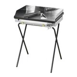 ELPLIN plinski žar ELP620 (12 kw, d 60 x š 45 v 75 cm, litoželezna plošča, zaščita pred vetrom, pribor za peko) Cene